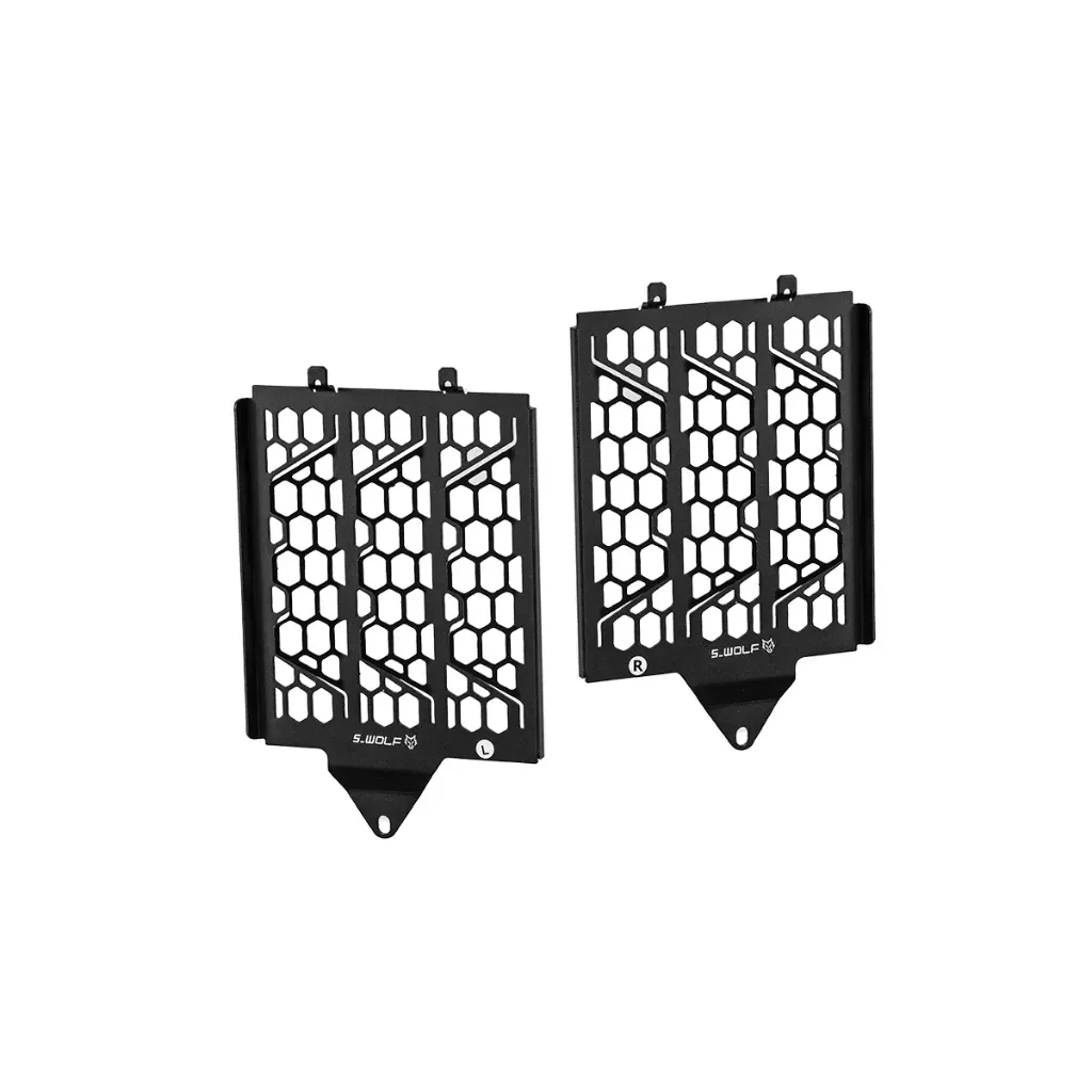Par de Grades Protetoras de Radiador S.WOLF para BMW R1300GS – Preto