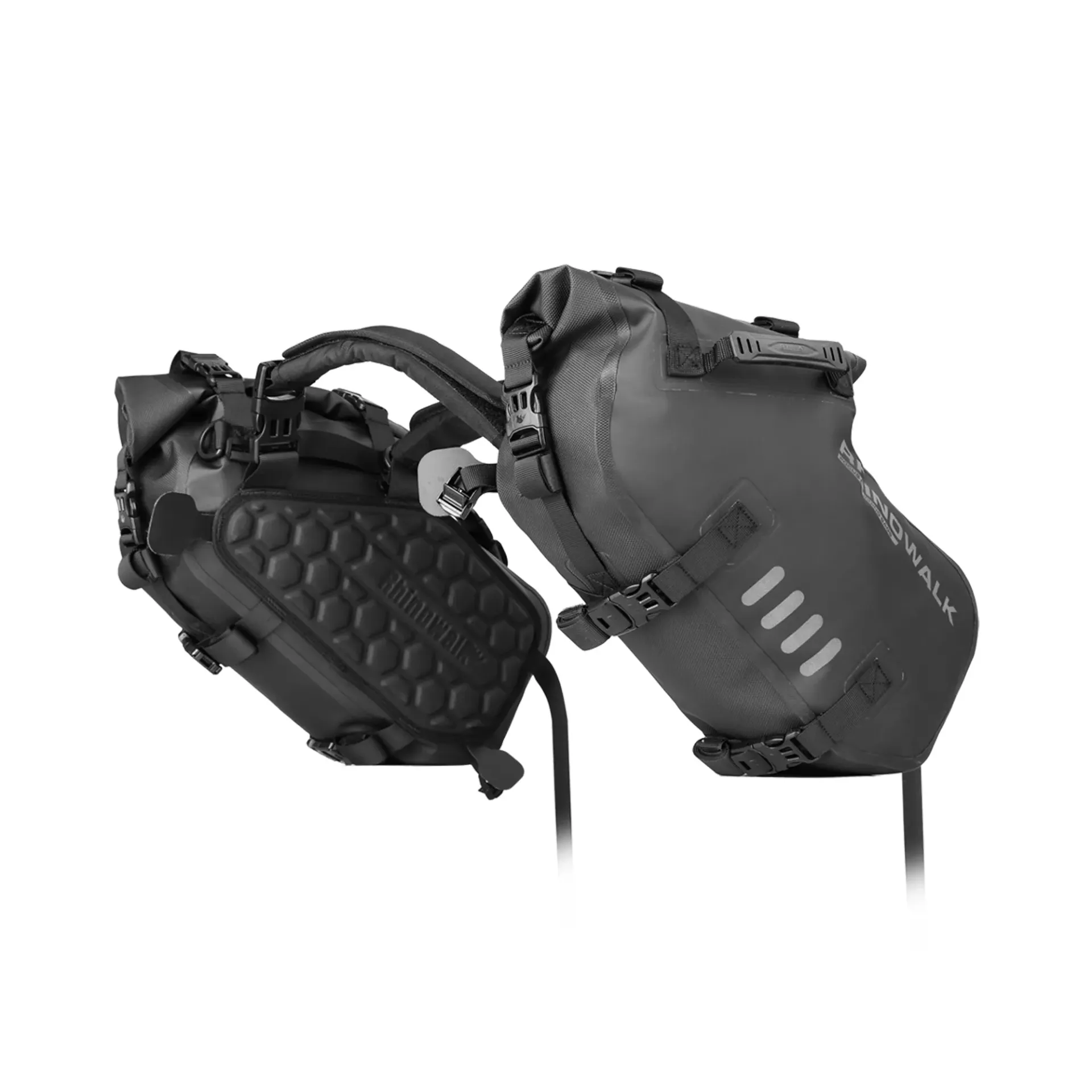 [MT1448BK] Par de Bolsa de selim impermeável sem suporte de 48L total - XL (24L+24L)