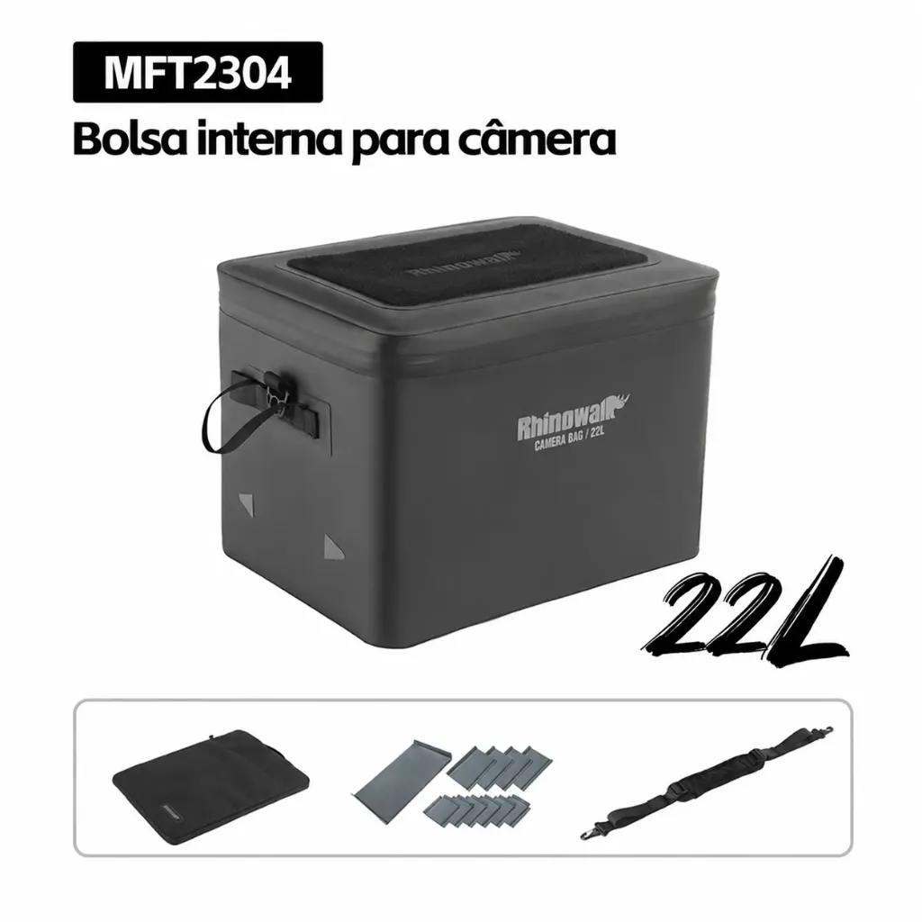 [MFT2304BK] Bolsa interna para câmera de 22 litros