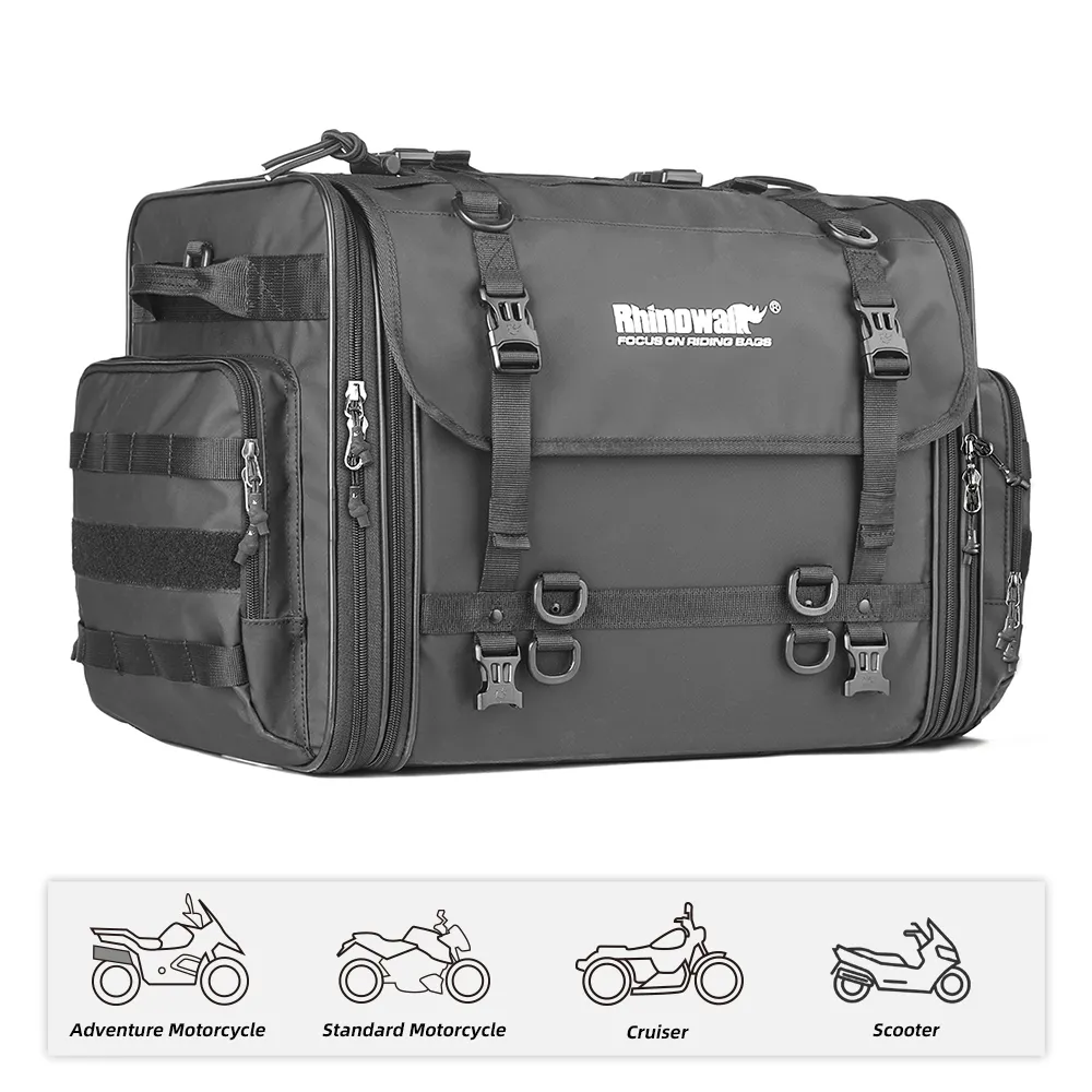 [MTR4080BJ] Bolsa traseira expansível de 60-80 litros